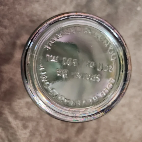 Holiday 2019 Starbucks Iridescent Rainbow Recycled Glass Water Bottle - Picture 3 of 3